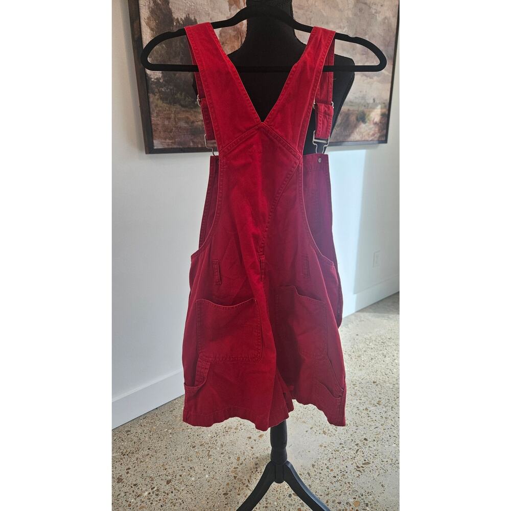 No Boundaries Red Shortalls Medium 7-9 Bib Shorts - Picture 3 of 3